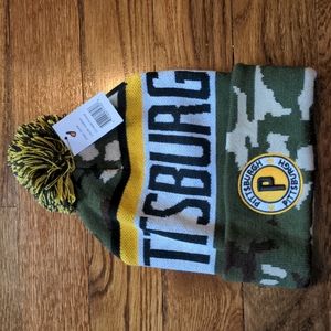 Pittsburgh camo tossel cap